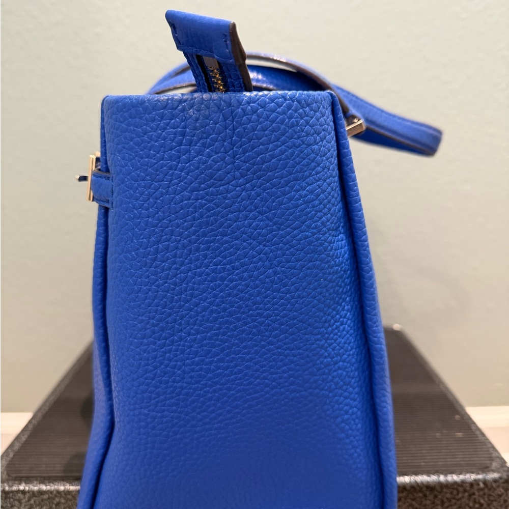 Kate Spade blue pebbled large leather tote - Picture 5 of 13
